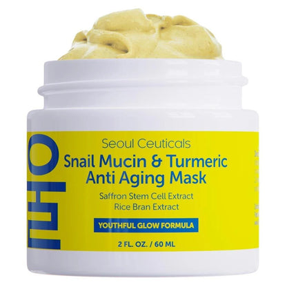 Snail Mucin & Turmeric Anti Aging Mask